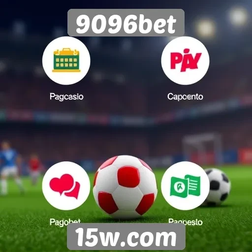 Comparativo das opções de pagamento no 9096bet